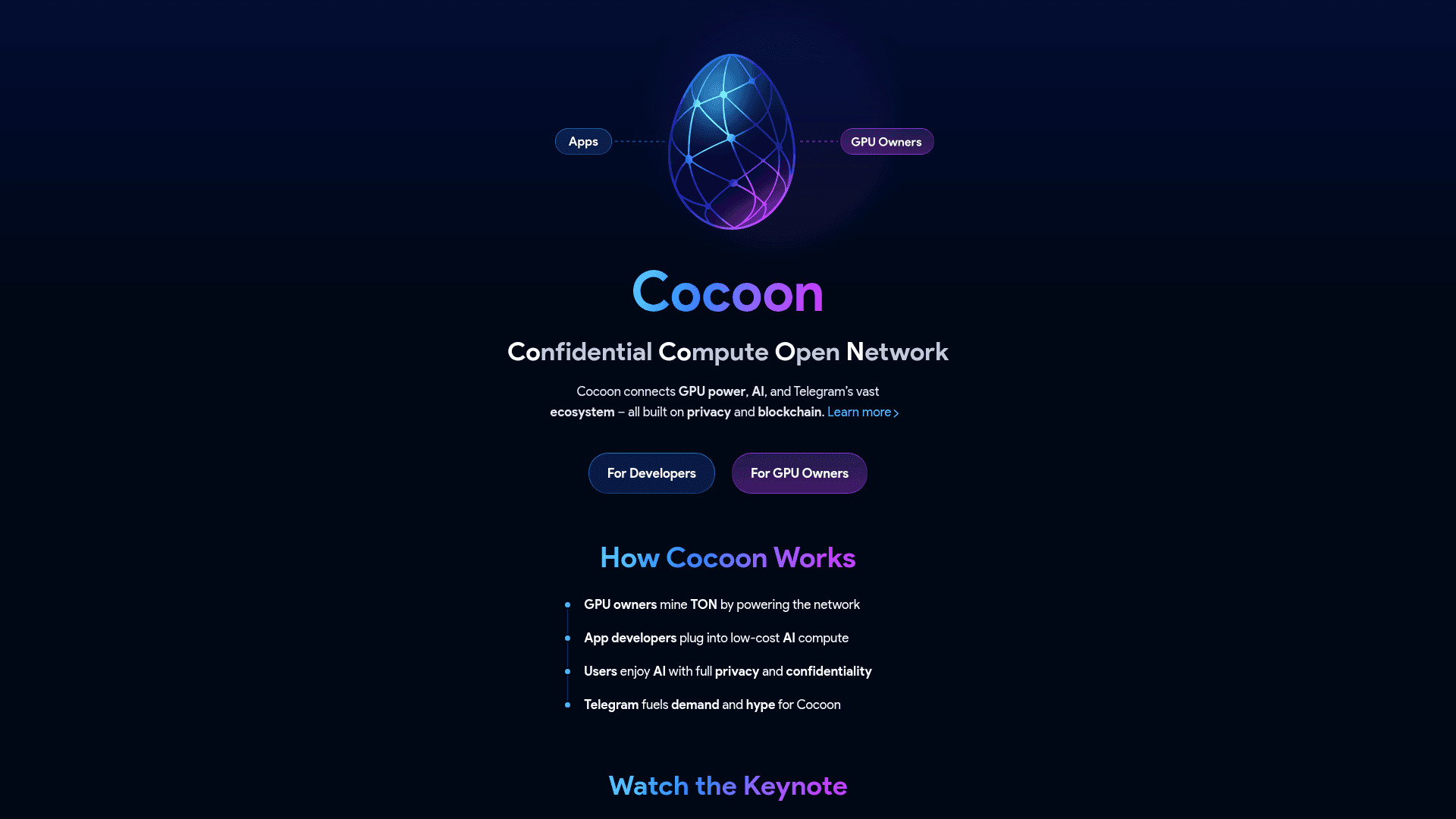 Cocoon by Telegram's cover