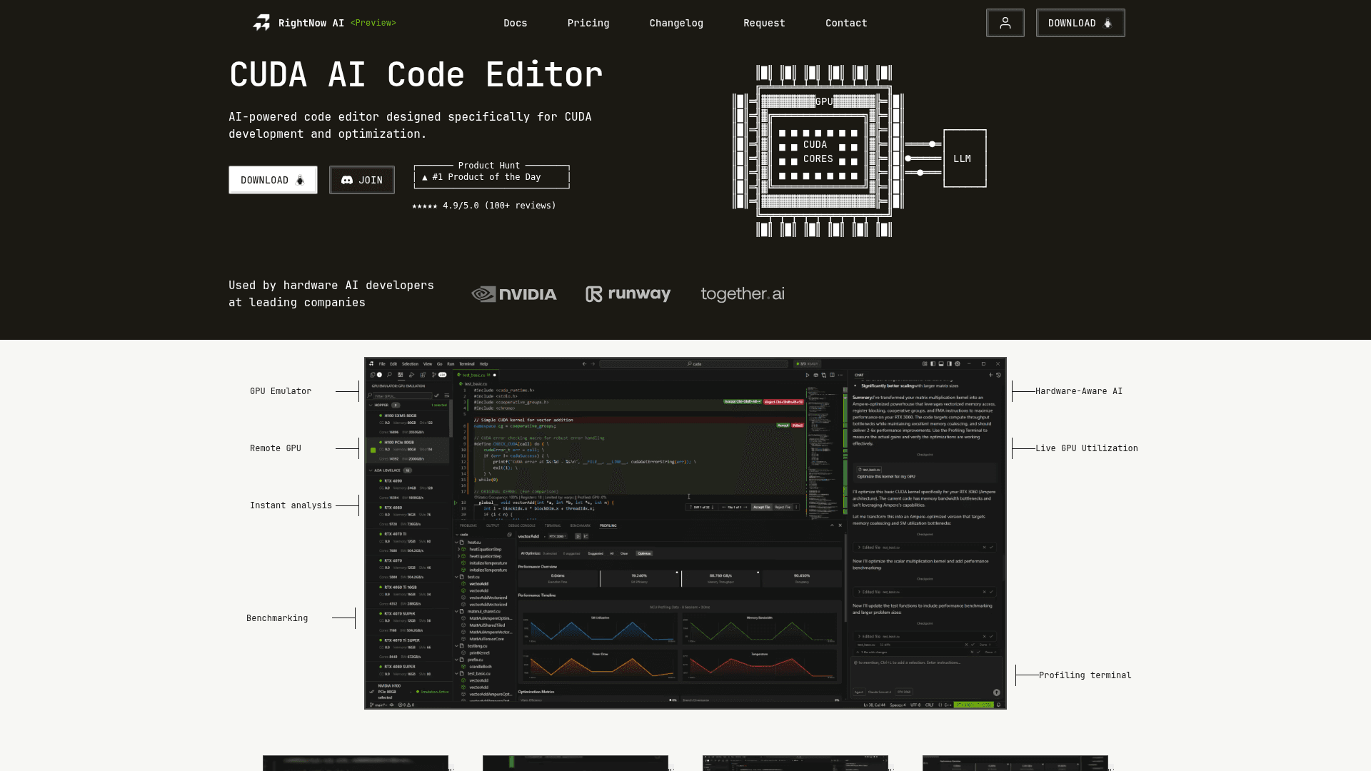 RightNow CUDA Editor's cover