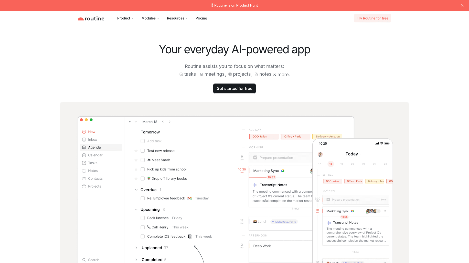 Routine Android's cover