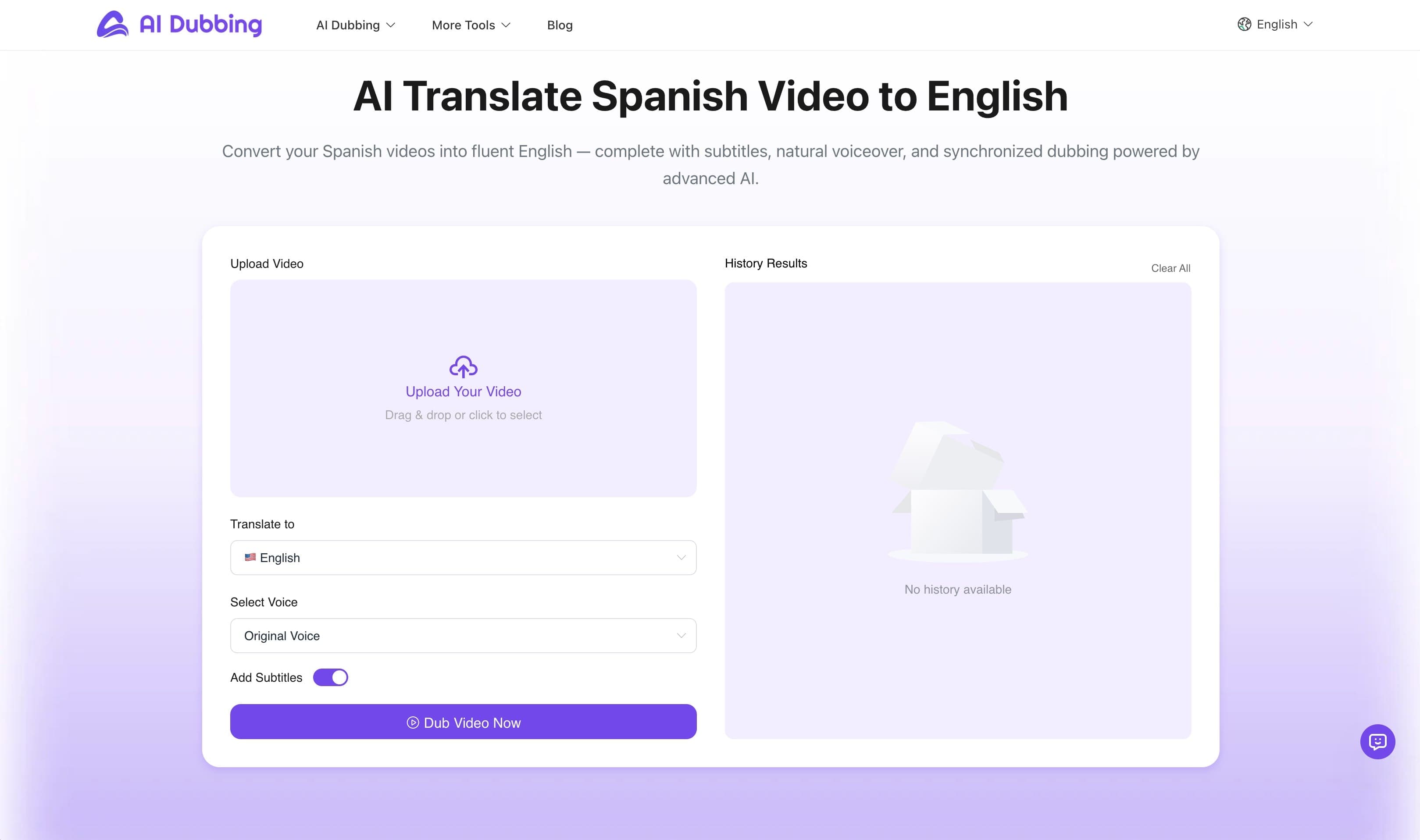 AI Dubbing - Screenshot 2