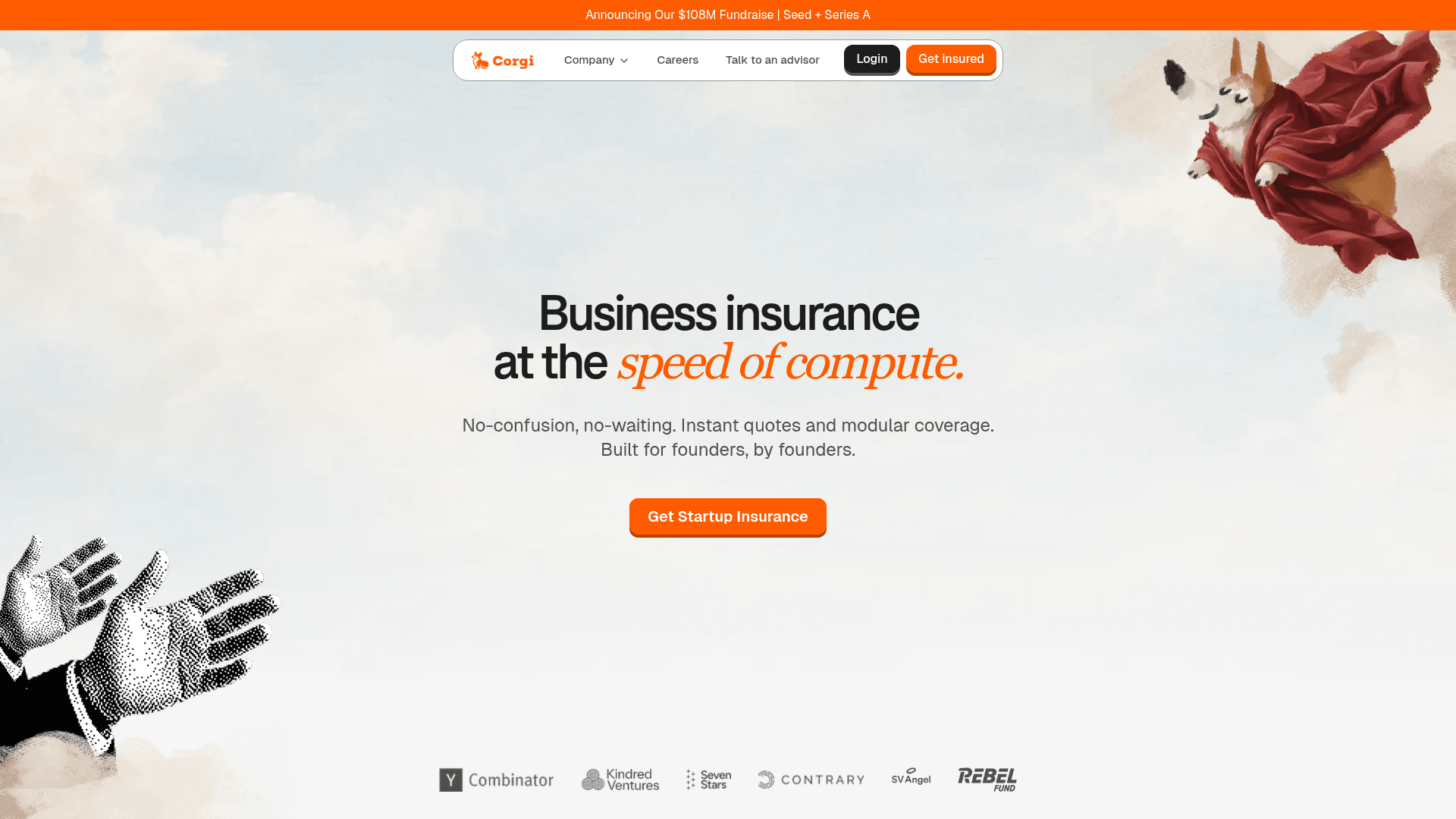 Corgi Insurance's cover