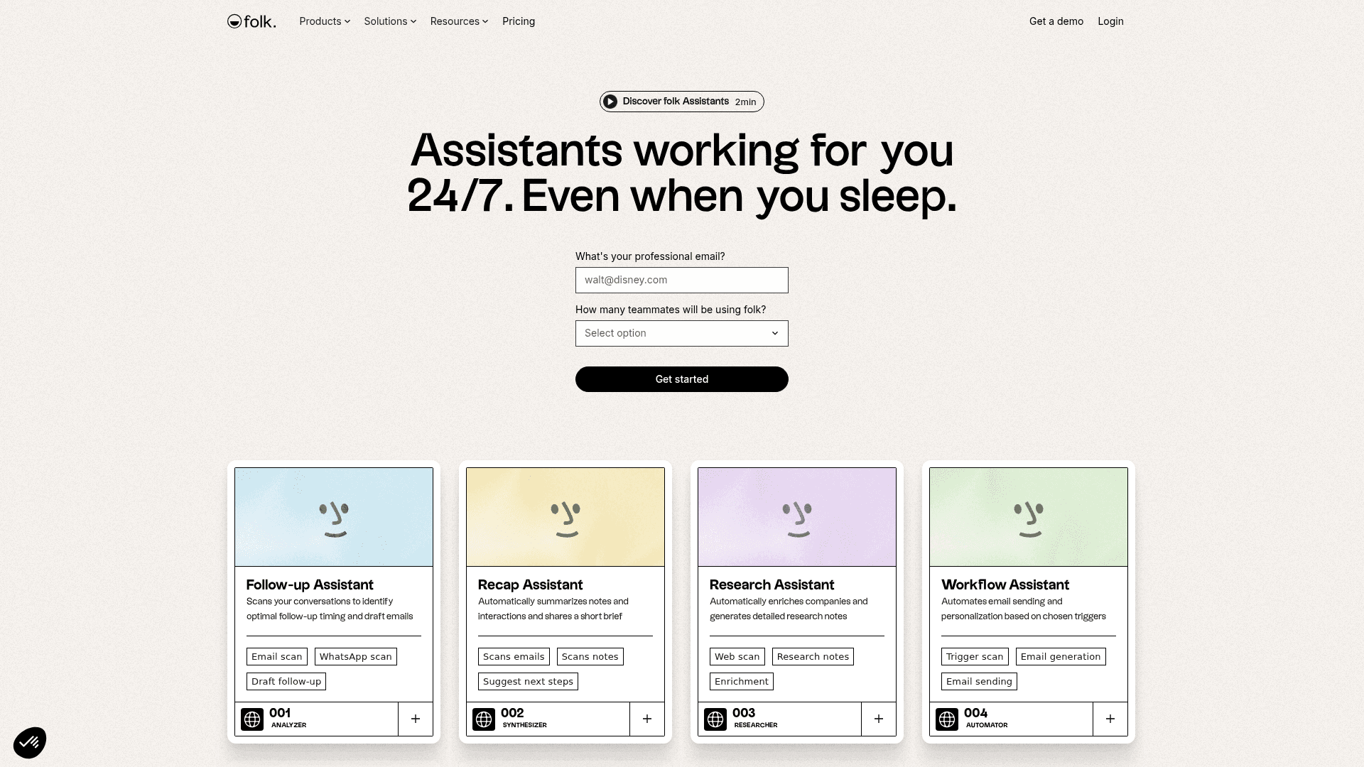 folk Assistants's cover