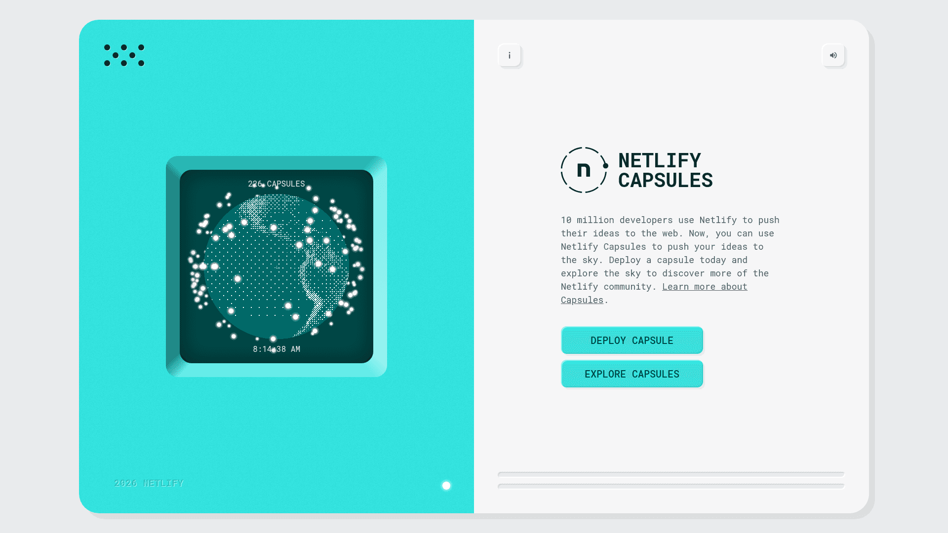 Netlify Capsules's cover