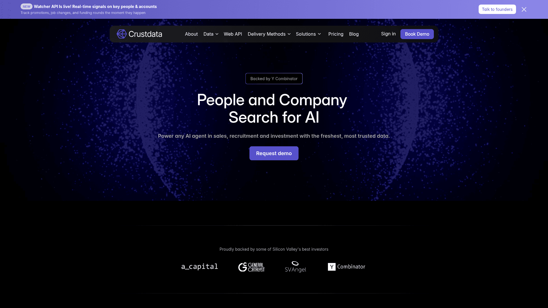 Web search API by Crustdata's cover