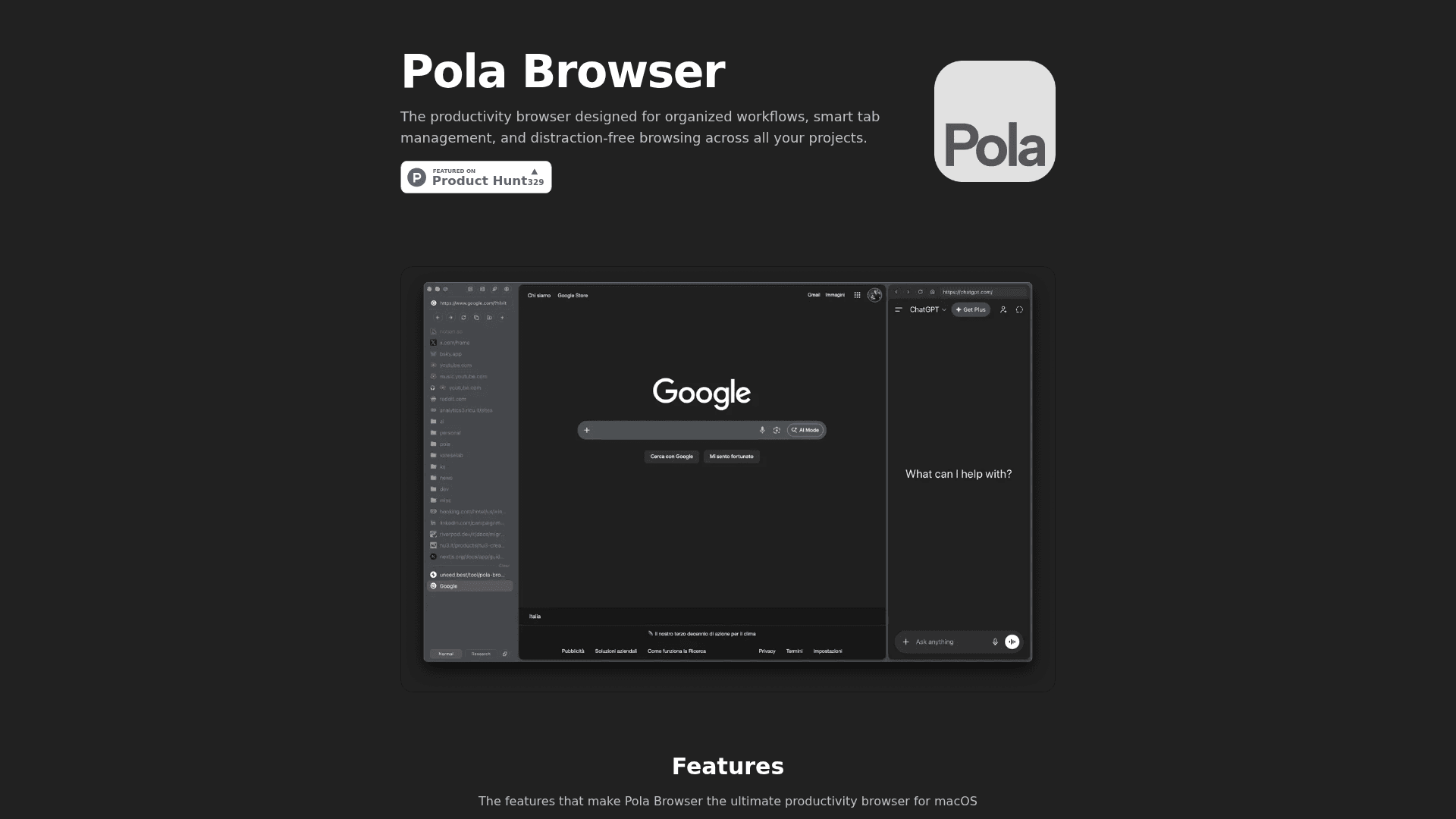 Pola Browser's cover