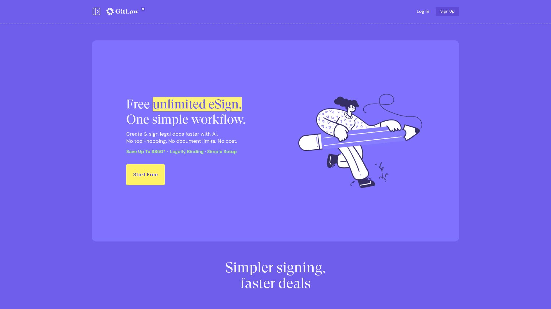 Free unlimited eSign for founders's cover