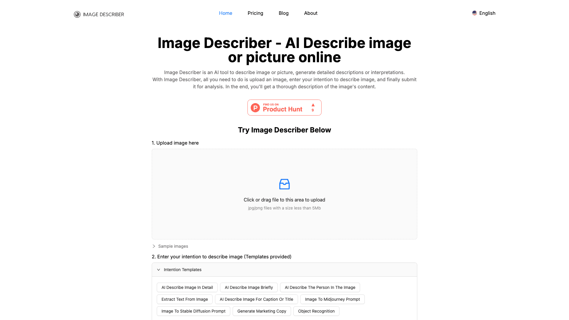 Image Describer's cover