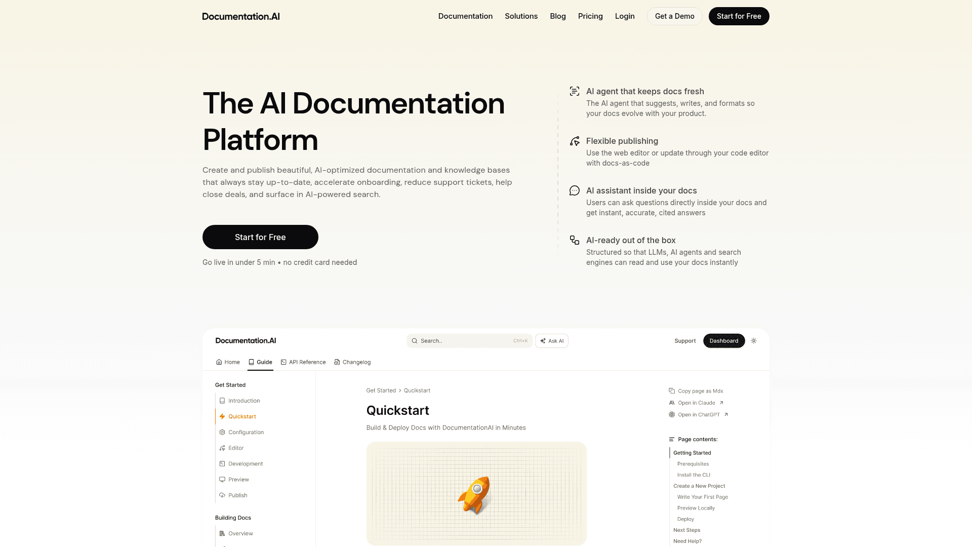 Documentation.AI's cover